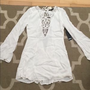 Crochet-Panele dress