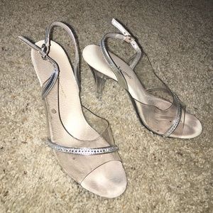 Clear heels