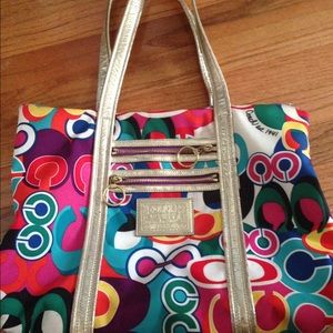 Coach Poppy Edition bag! Like new!