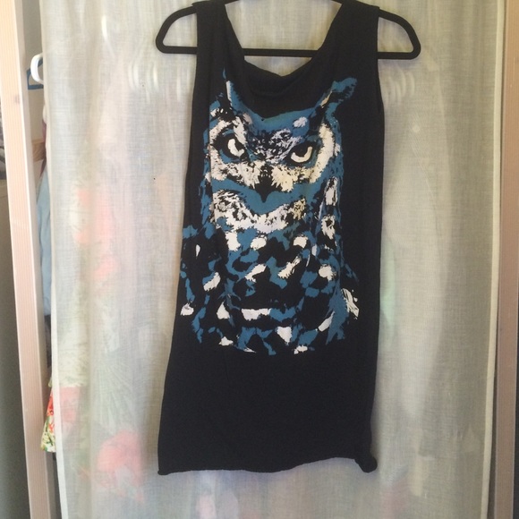 Owl Design Tshirt dress