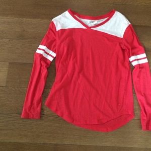 VS PINK red long sleeved shirt XS