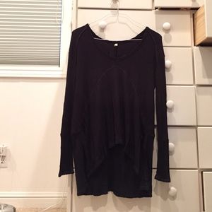 Free people sunset park thermal black XS