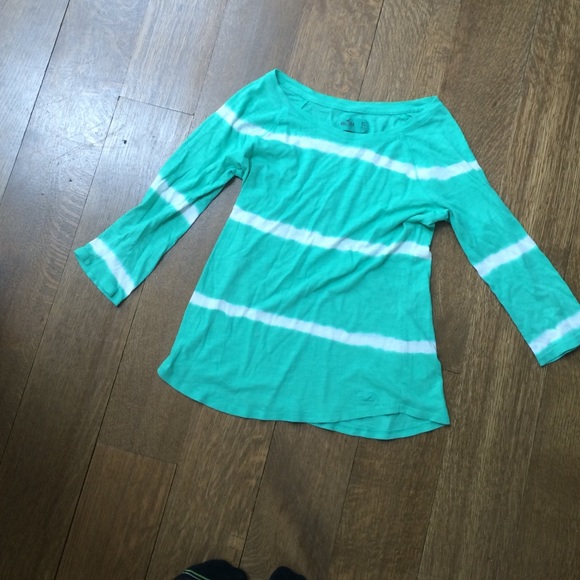 3/4 sleeve tie dye shirt hollister XS
