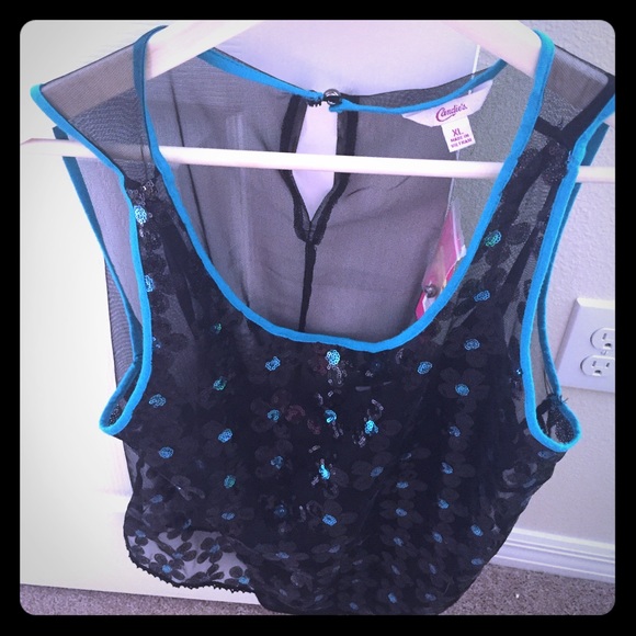 Gorgeous sheer tank top