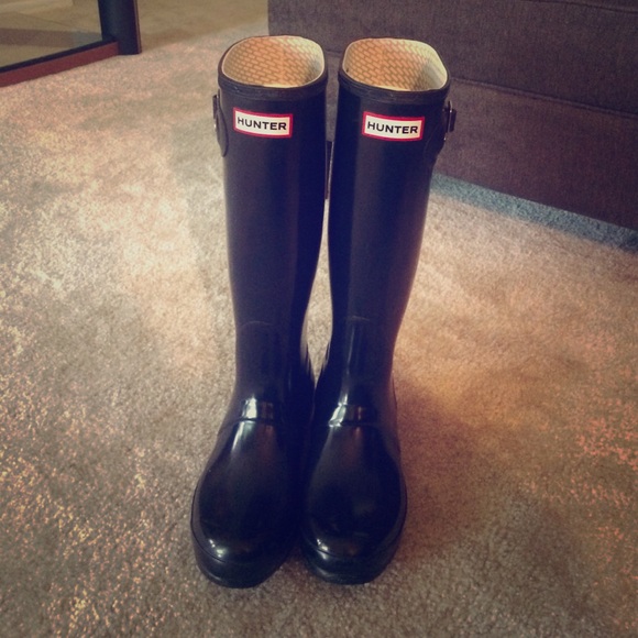 Hunter Shoes - Like New! Hunter Original Gloss Tall