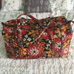 Vera Bradley Large Duffel in "Bitersweet"