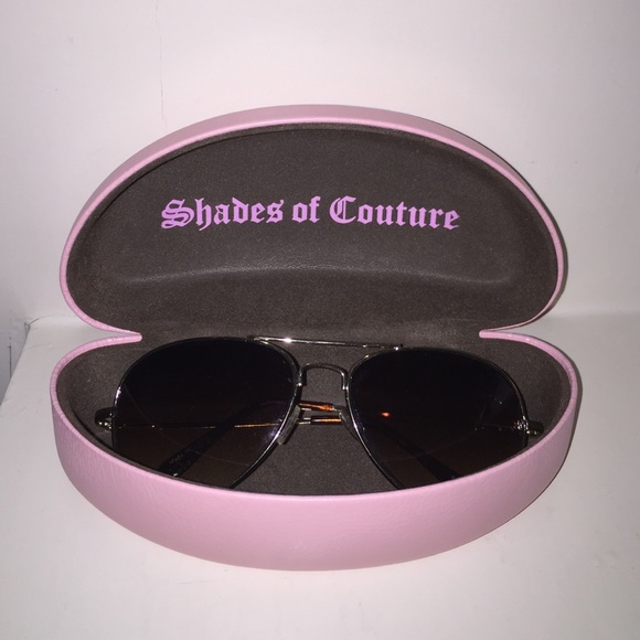 Juicy Couture Aviators with case