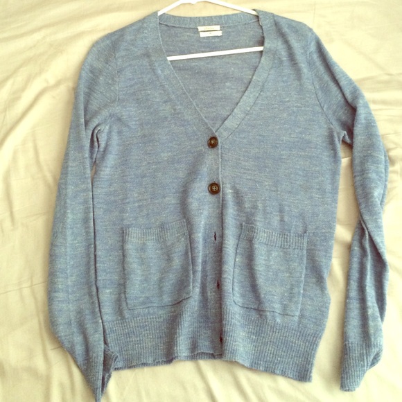 Light blue cardigan