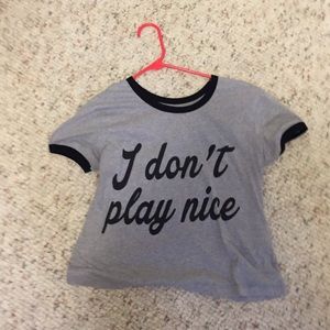 Black and grey Tshirt