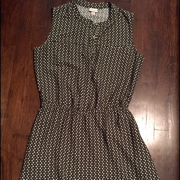 Green and black tank top dress!