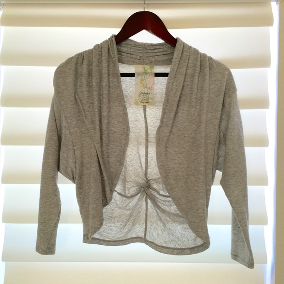 Cropped cardigan from Anthropologie