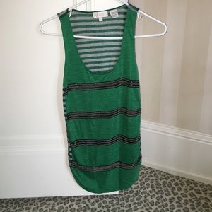 Green tank top