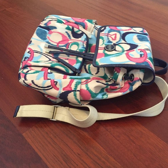 Multicolored Coach backpack - Picture 3 of 4