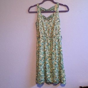Delias blue and white flowered dress