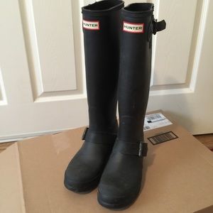 Hunter Moto rainboots