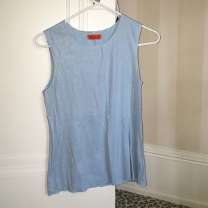 Baby blue tank top