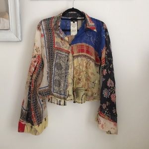 Authentic Just Cavalli silk blouse