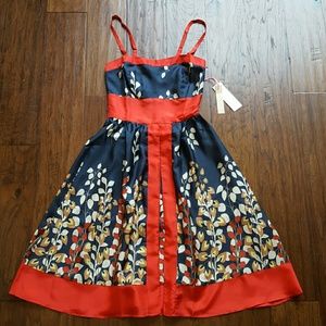 Anthropologie  (Hype) silk dress, size 0. NWT