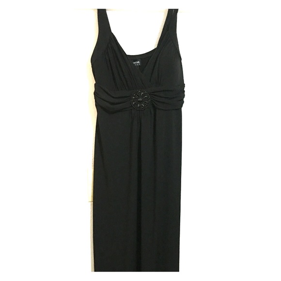 **NEW LISTING** Black jeweled mid length dress