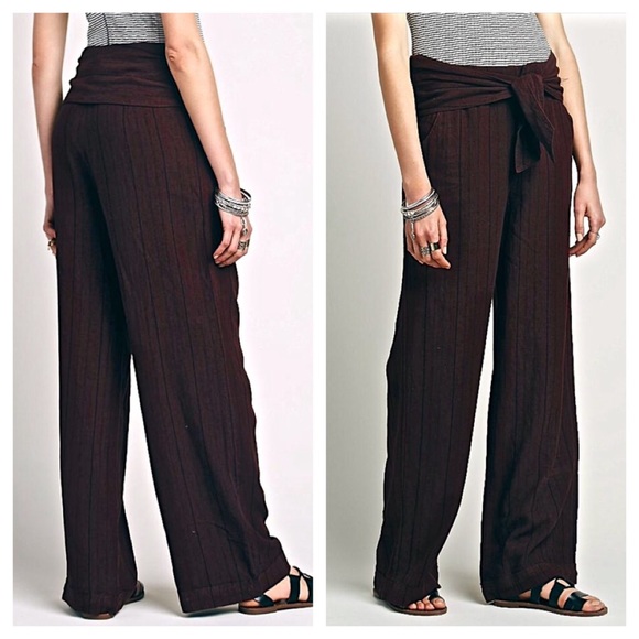 Free People Wide Leg Linen Pants🆕 - Picture 2 of 3