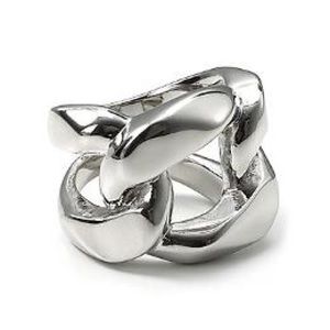 Silver Geometric Michael Kors Ring