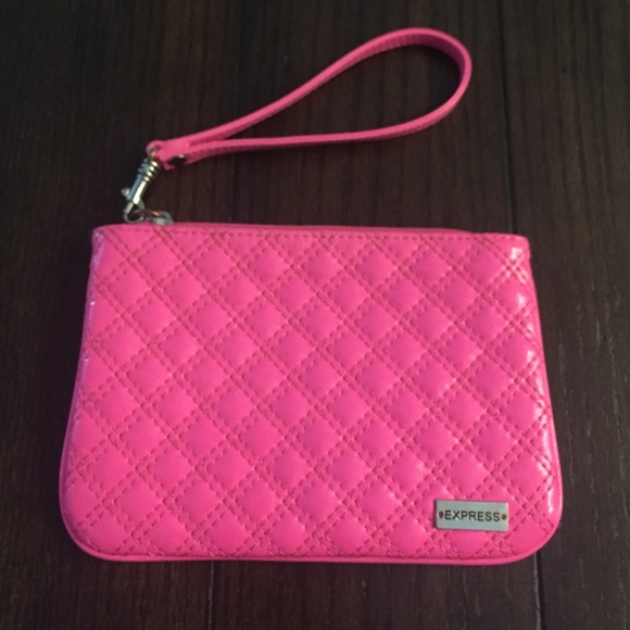 Express Handbags - Hot Pink Express Wristlet
