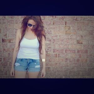 Miley Cyrus White Cami