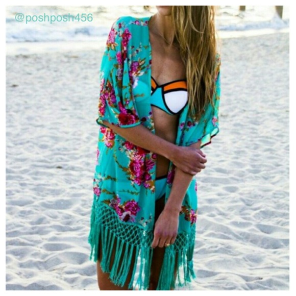 ❗️LAST ONE❗️Colorful beach cover up - Picture 3 of 4