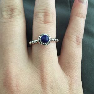 Silver & Indigo Pandora Ring