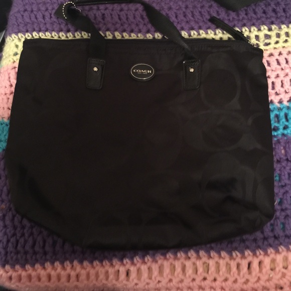 Black Coach tote