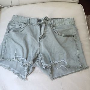 BDG Mid-rise jean shorts