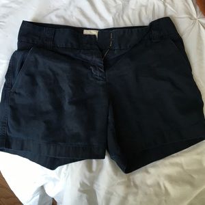 Navy Blue J Crew shorts