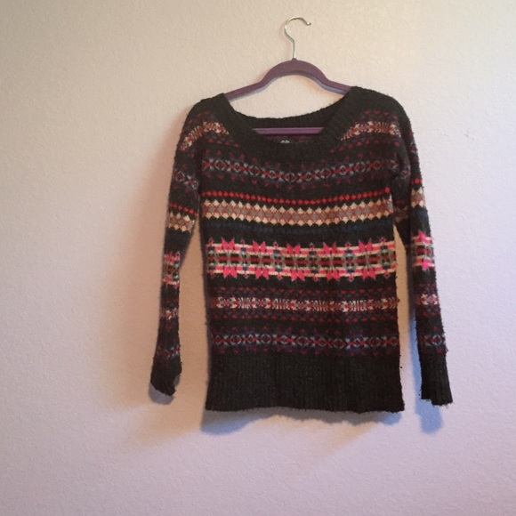 Printed Tribal Sweater