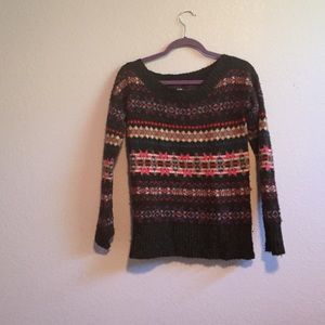 Printed Tribal Sweater