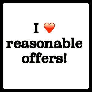 Accepting reasonable offers!