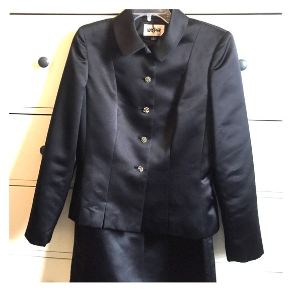 Kasper Satin Suit