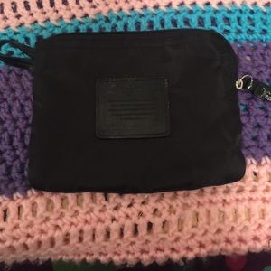 Black coach mini tote