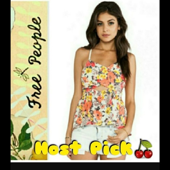 Free people floral tank top: multiple host pick