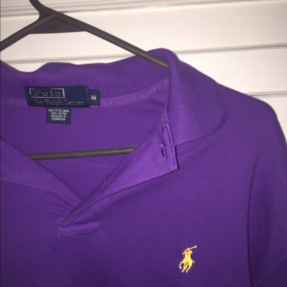 Men's polo by Ralph Lauren collared shirt sz Med