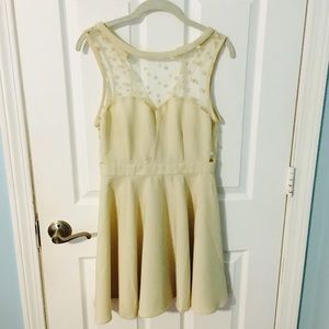 Beautiful off white Anthropologie dress!