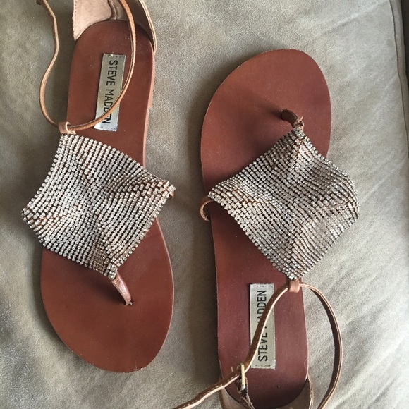 Rhinestone Steve Madden sandals