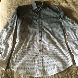 Mens Extra Slim Fit Dress Shirt