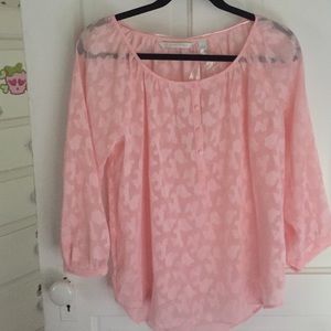 LC Lauren Conrad Peasant Top