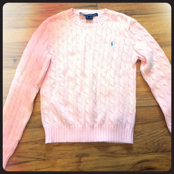 Pink Polo sweater