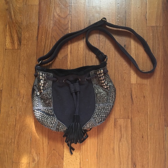 Urban outfitters studded tassel purse