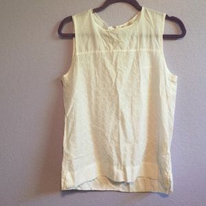 White Linen Tank top