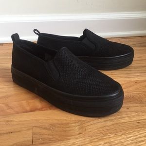 Skin Platform slip ons