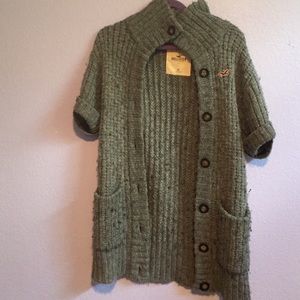 Grey overlay sweater