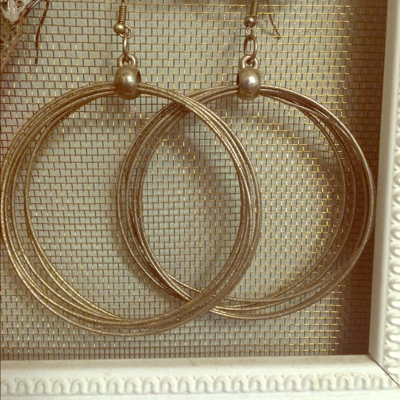 Silver hoops