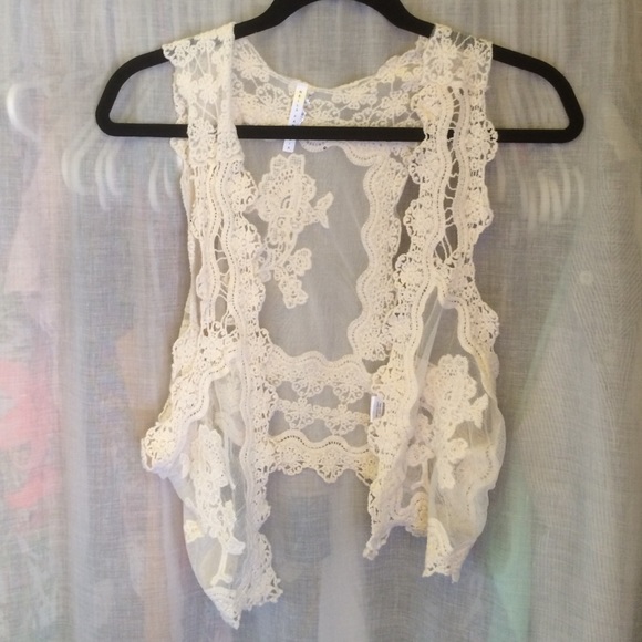 Crochet/ lace  vest